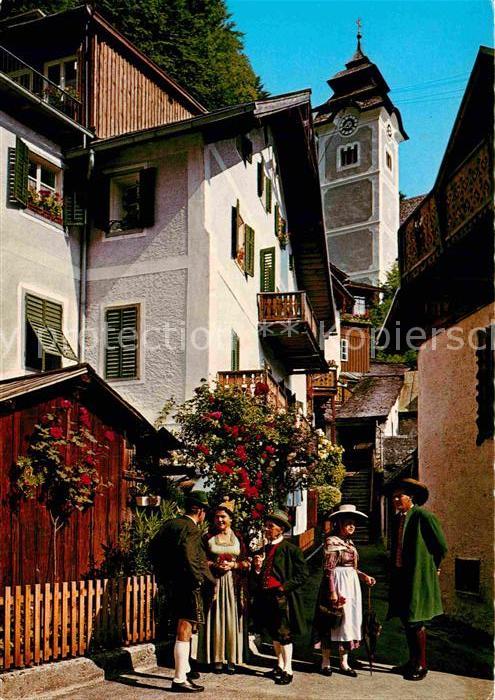 Hallstatt Austria Am Hallstaettersee Gedeckte Stiege