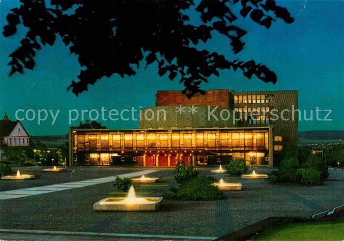 KAssEL CITY Staatstheater bei Nacht