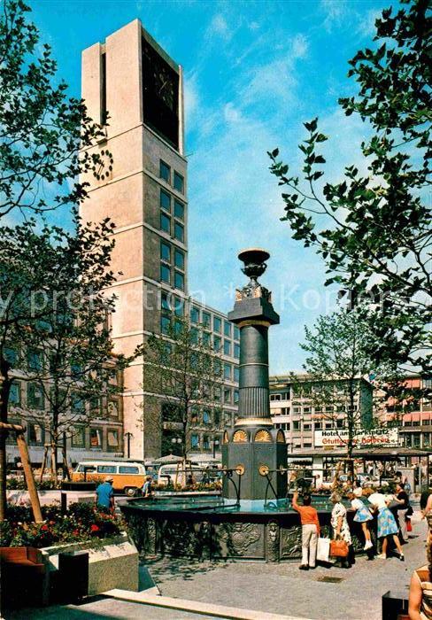 STUTTGART  CITY Thouretbrunnen Rathaus
