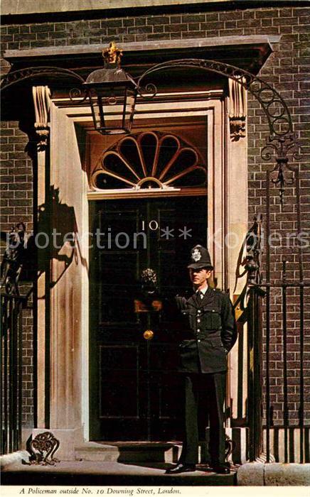 Polizei Nr. 10 Downing Street London