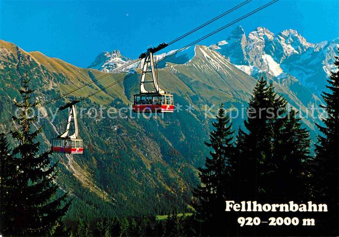 Seilbahn Fellhorn Oberstdorf Kratzer Maedelegabelgruppe