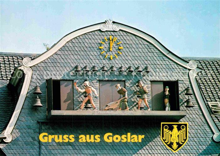 Uhren Glockenspiel Marktplatz Goslar