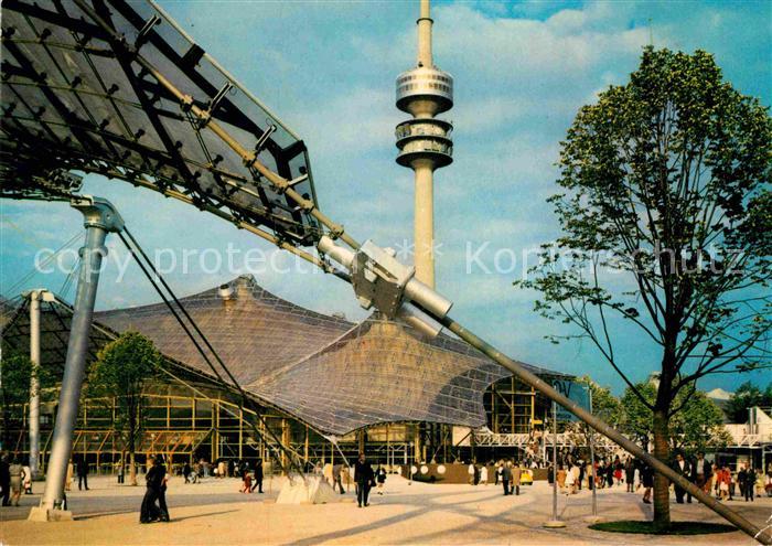 Olympia Muenchen Olympiastadion Olympia-Turm