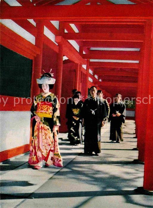 Geisha Bridal Procession Shinto Shrine
