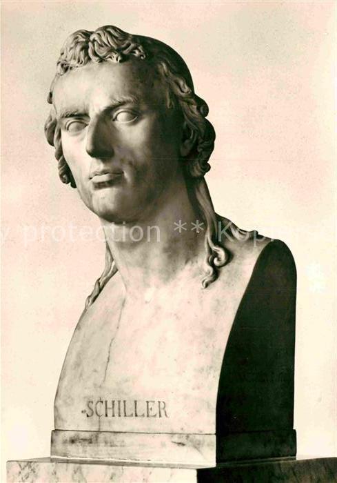 Schiller Friedrich Bueste Stuttgart Staatsgalerie Johann Heinrich Dannecker
