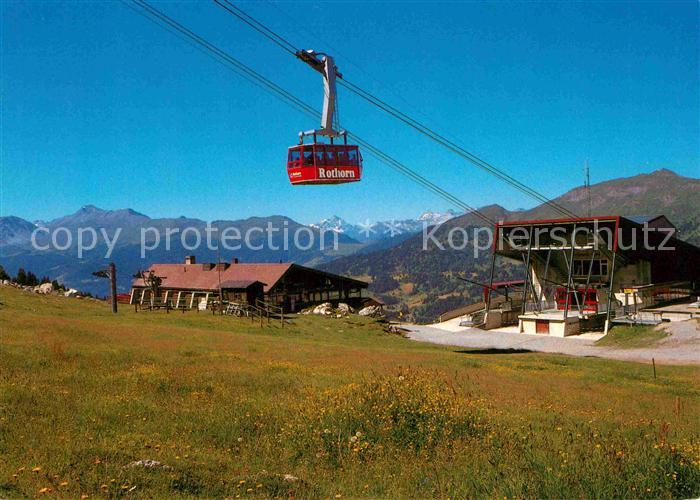 Seilbahn Rothorn Lenzerheide Scharmoin Mittelstation