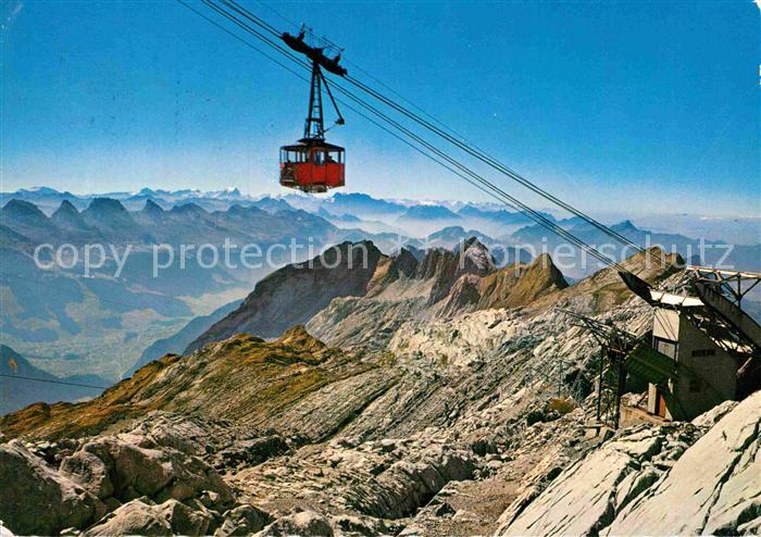 Seilbahn Saentis Churfirsten Glarneralpen