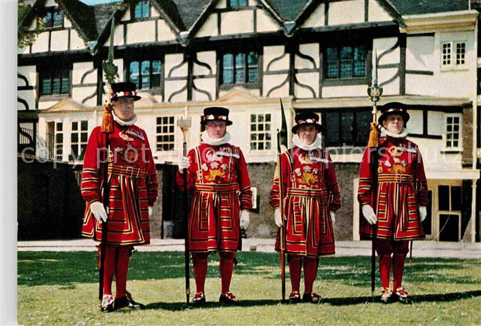Leibgarde Wache Yeomen Warders Ceremonial Dress Tower o