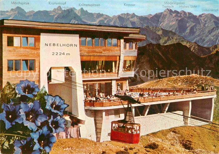 Seilbahn Nebelhorn Bergstation Oberstdorf