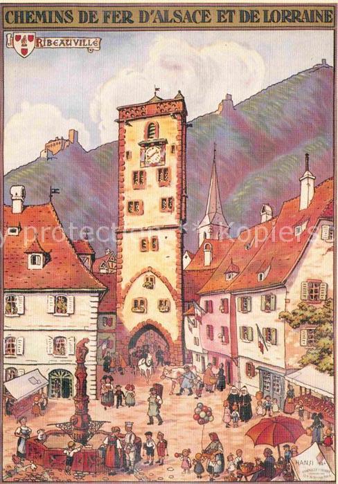 Hansi Chemins de Fer d Alsace et de Lorraine Ribeauville