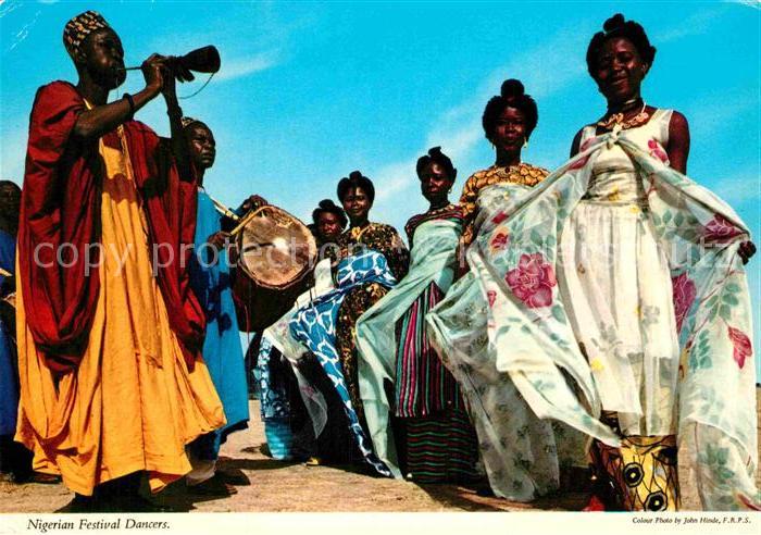 Typen Afrika Nigeria Nigerian Festival Dancers