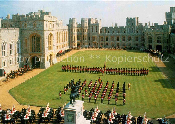 Leibgarde Wache Windsor Castle The Quadrangle