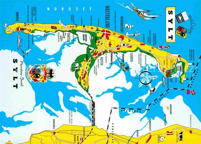 Sylt Inselkarte