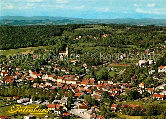 Ortenburg Fliegeraufnahme mit Schloss und Wildpark