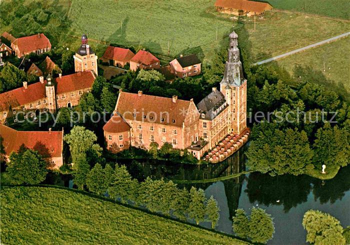 Raesfeld Restaurant Schloss Raesfeld Fliegeraufnahme