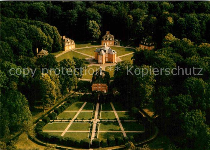Soegel Jagdschloss Clemenswerth Schlossplatz Klostergarten Fliegeraufnahme