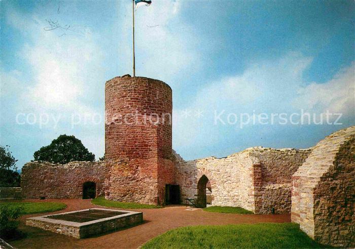 Polle Oberweser Restaurierte Burgruine