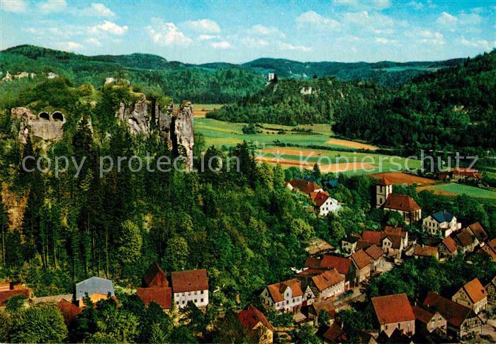 Streitberg Oberfranken mit Streitburg und Ruine Neideck