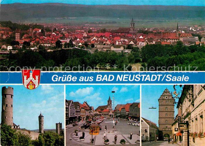 Bad Neustadt Panorama Schloss Marktplatz Stadttor