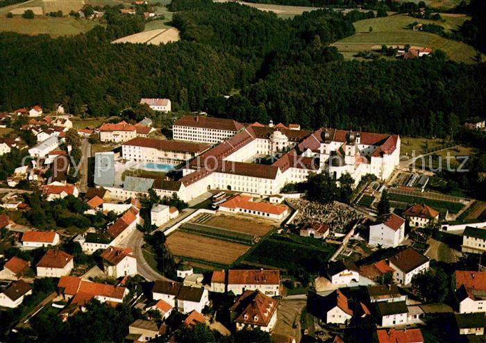 Metten Donau Benediktinerabtei Fliegeraufnahme