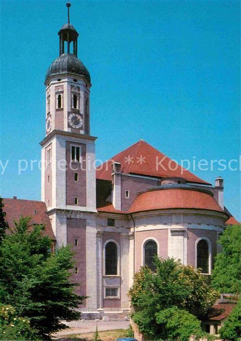 Eichstaett Oberbayern Schutzengelkirche Turm mit der Apsis