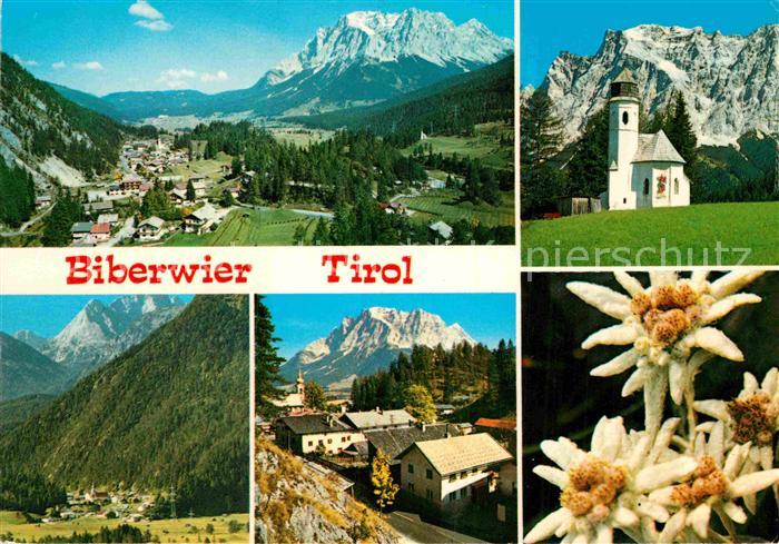 Biberwier Tirol Panorama Kirche Teilansicht Edelweiss