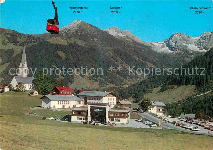 Mittelberg Kleinwalsertal mit Walmendingerhornbahn