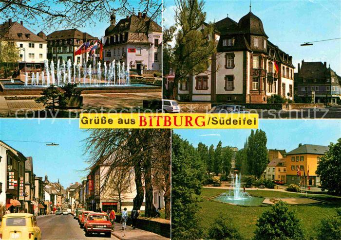 Bitburg Wasserspiele Strassenpartie Park