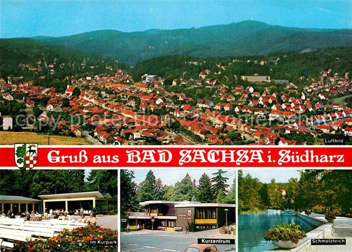 Bad Sachsa Harz Panorama Kurpark Kurzentrum Schmelzteich