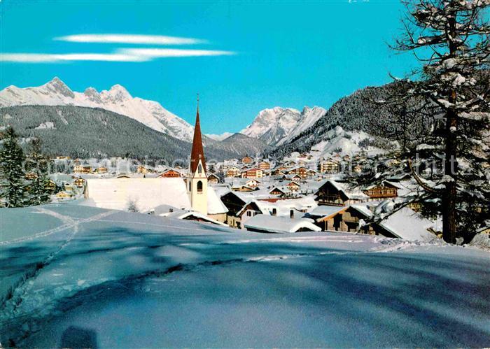 Seefeld Tirol mit Wetterstein und Karwendel