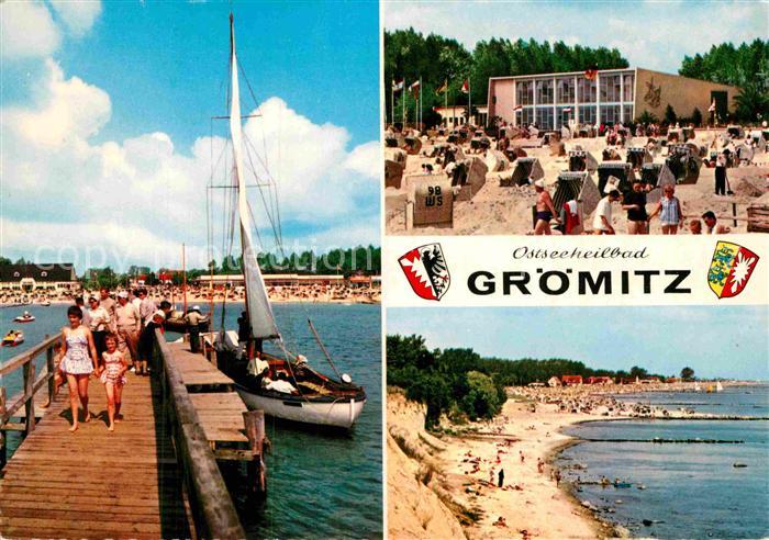 Groemitz Ostseebad Seebruecke Halle Strand