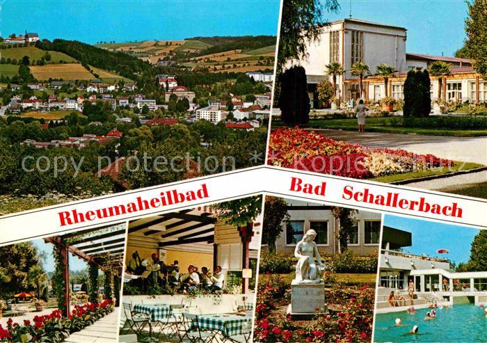 Bad Schallerbach Kurhaus Wandelgang Kurmusik Brunnenfigur Thermal Schwimmbad
