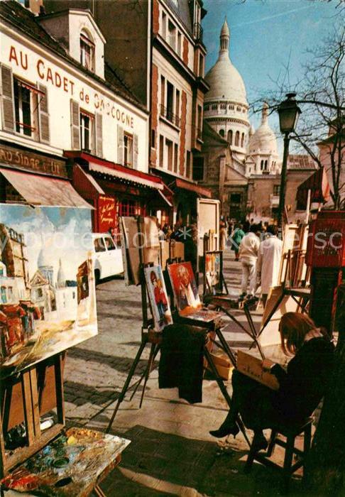 Paris Aspect du vieux Montmartre