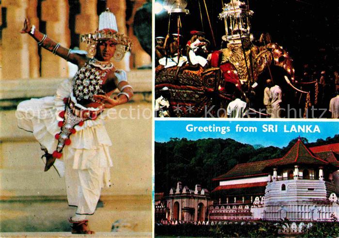 Sri Lanka Kandian Dancer Elefant