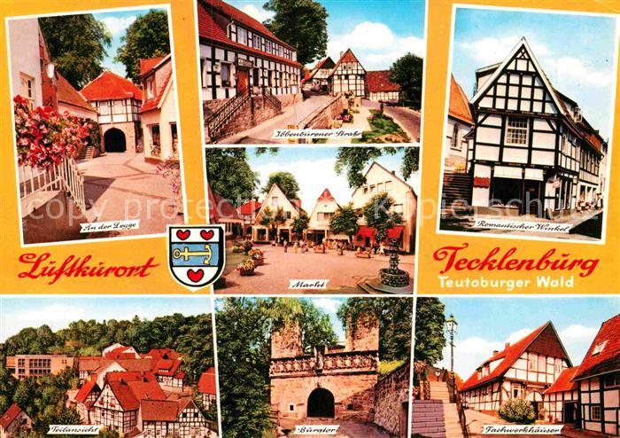 Tecklenburg Steinfurt NRW Leggepartie Ibbenbuerer Str Markt Romantischer Winkel