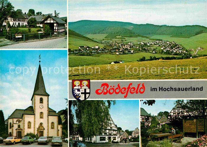 Boedefeld Panorama Kirche Fachwerkhaeuser