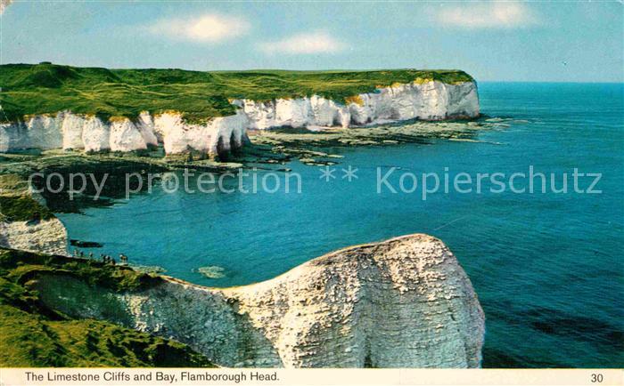 Flamborough Limestone Cliffs and Bay