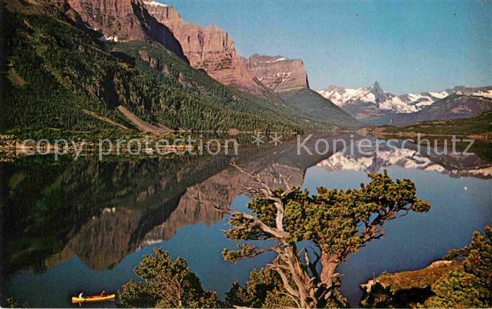 Montana US-State St. Mary Lake Galcier National Park