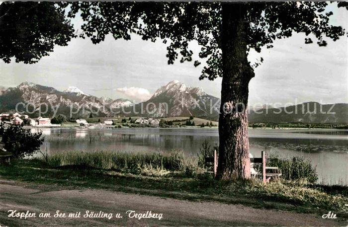 Hopfen See mit Saeuling und Tegelberg