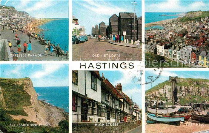 Hastings East Sussex Carlisle Parade Old-Net-Lofts Old-Town East-Hill High-Stree
