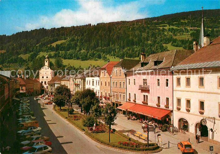 Gmuend Kaernten Ortspartie Zusammenfluss von Lieser und Malta