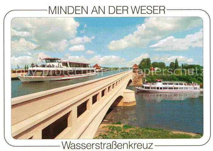 Minden Westfalen Weserpartie Wasserstrassenkreuz