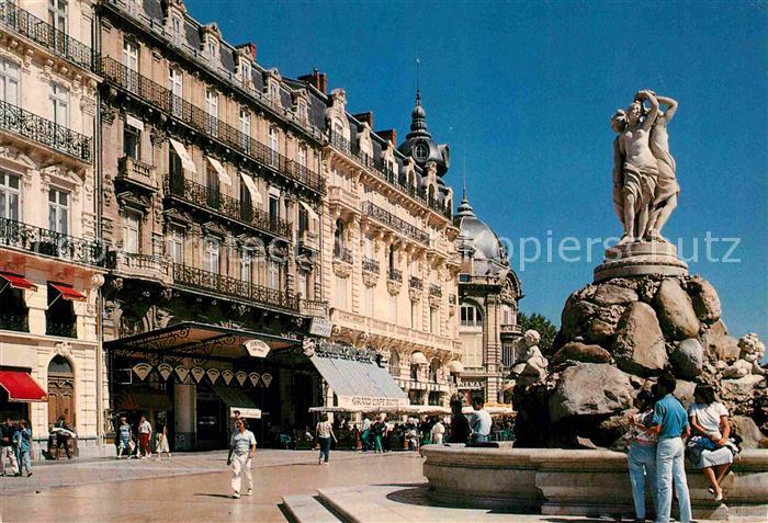 Montpellier Herault Place de la Comedie