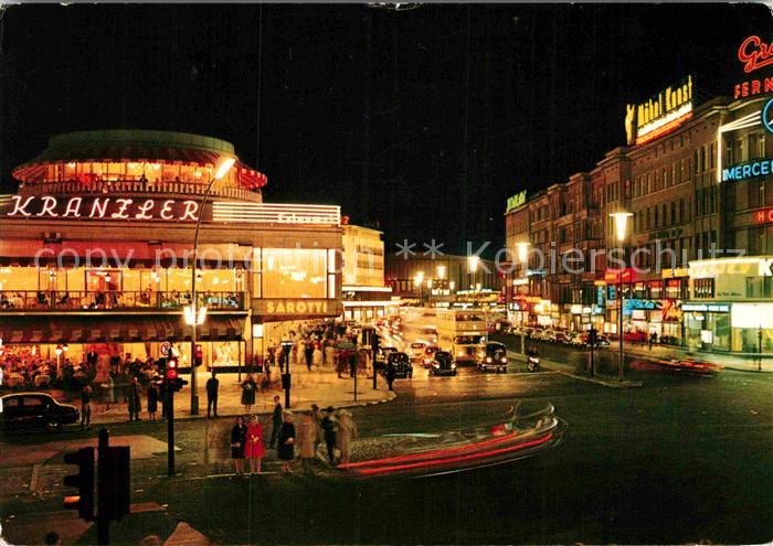 BERLIN  CITY Cafe Kranzler am Kurfuerstendamm bei Nacht