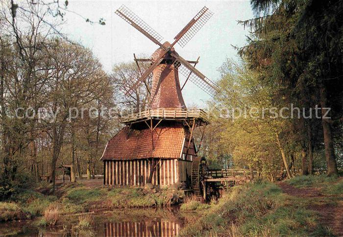 Hueven Wind- und Wassermuehle