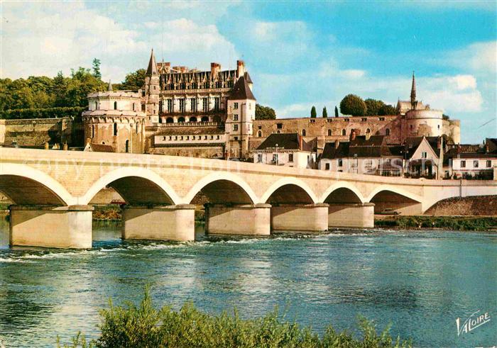 Amboise Pont sur la Loire et Chateau