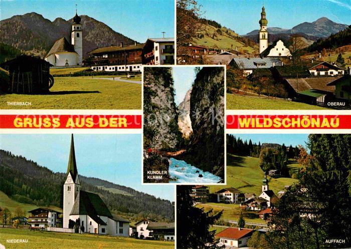 Wildschoenau Tirol Oberau Auffach Niederau Thierbach