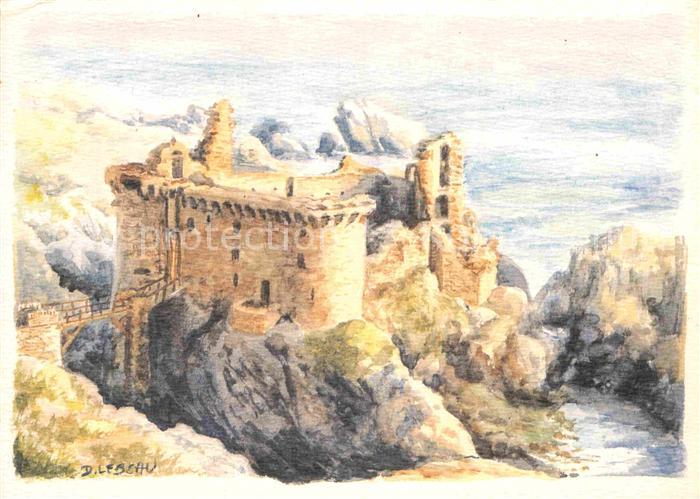 Ile d Yeu Künstlerkarte Chateau