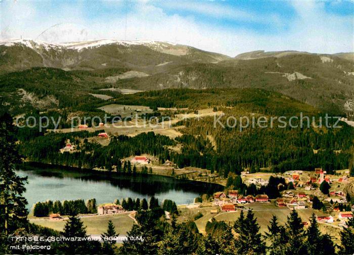 Titisee-Neustadt Seepartie mit Feldberg
