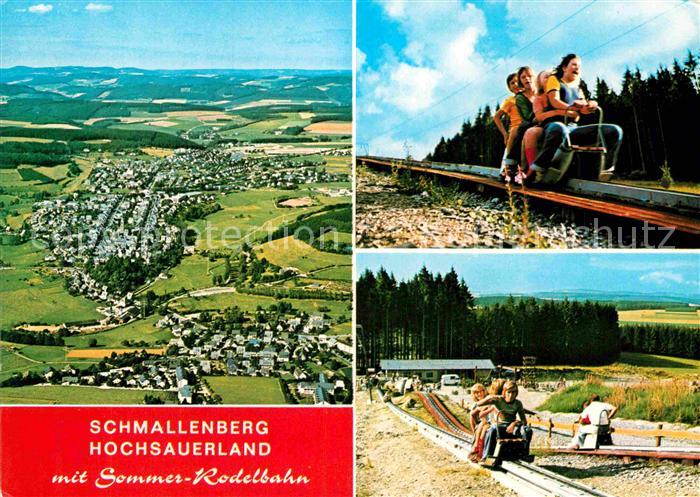 Schmallenberg Fliegeraufnahme Sommerrodelbahn